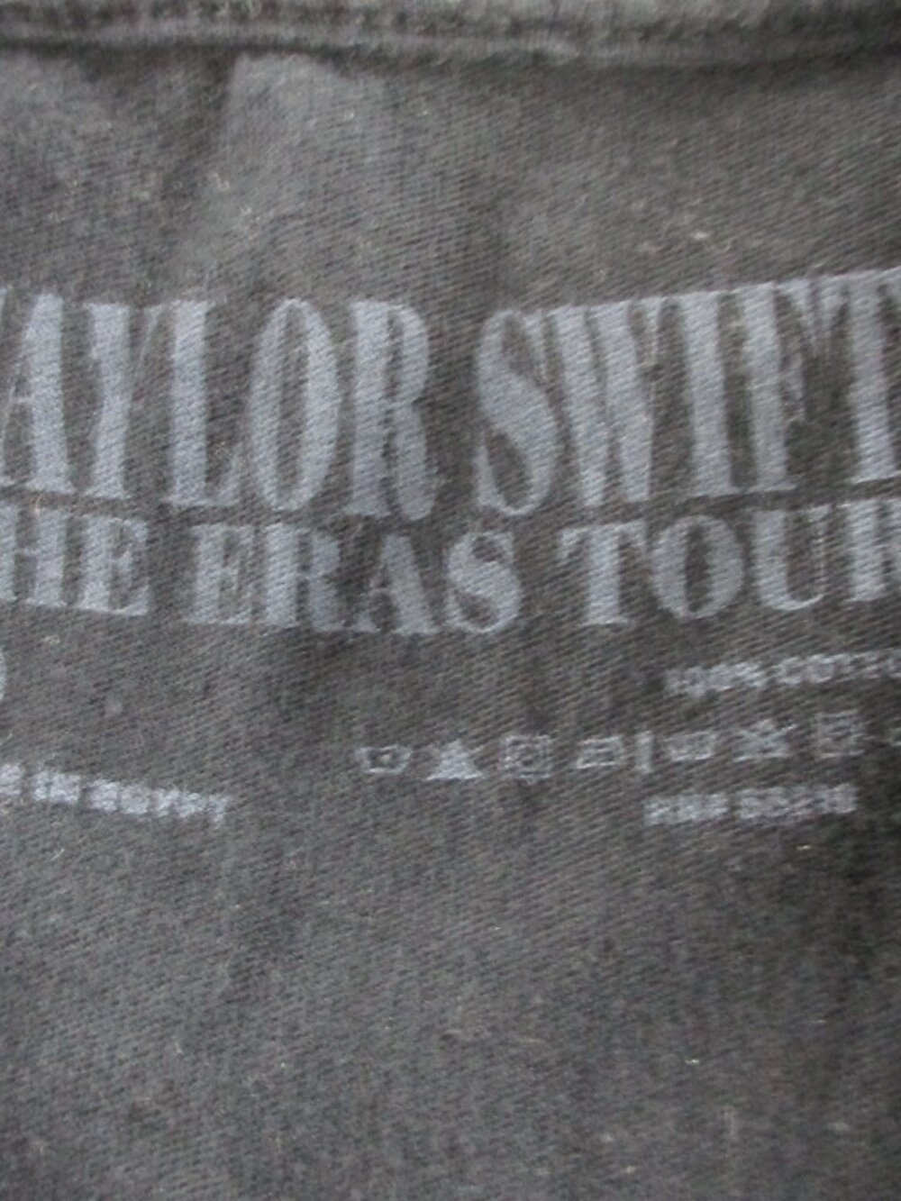 Taylor Swift Eras Tour T Shirt Adult Large Black Graphic Print Official Tee - Picture 6 of 10